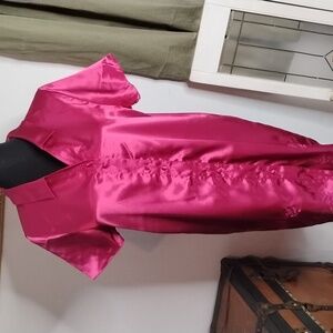 - Vintage Erika Taylor Intimates Night Gown Hot Pink Lounge Ware